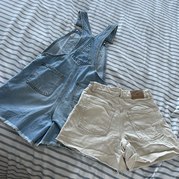 Zara big girl size overalls and shorts. See photos and video for more! - Picture 5 of 6